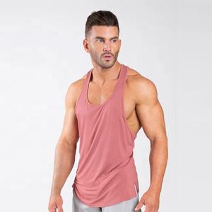 Camiseta sin mangas deportiva para hombre con logo, tacto suave, 100% algodón, corte holgado, cuello redondo, logo en la parte delantera/trasera - Product Image 1