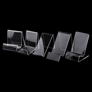Sang Trọng Bán Lẻ Cửa Hàng Điện Thoại Di Động Hiển Thị Điện Thoại Kệ Chủ Phụ Kiện Slanted Rõ Ràng Minh Bạch Giày Hiển Thị <span class=keywords><strong>Acrylic</strong></span> Đứng - Product Image 2