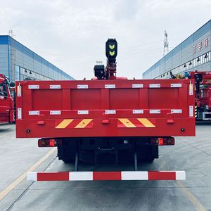 Grue montée sur camion Dongfeng D3L 6x4, grue à flèche Chengli Changwei de 12 tonnes à 5 sections avec bras secondaire à extension simple - Product Image 4