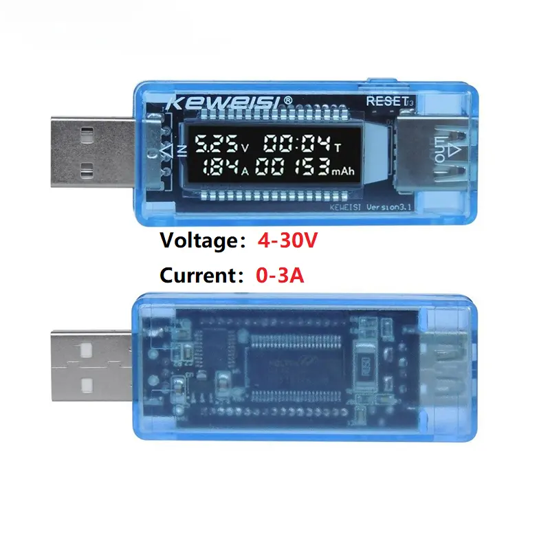 USB Charger Tester Doctor Voltage Current Meter Voltmeter Ammeter Battery Capacity Tester Mobile Power Detector
