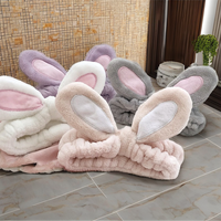 Serre-têtes mignons en forme de lapin pour femmes, accessoires capillaires pour le maquillage et le lavage du visage