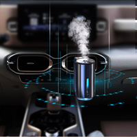 Diffuseur d'huiles essentielles portable rechargeable automatique pour voiture, mini diffuseur d'arômes ultrasonique à nano-brume pour voiture, vente en gros