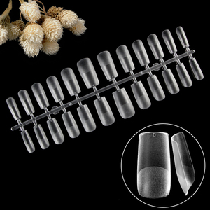 Medium Square Soft Gel <b>Nail</b> Tips Acrylic Press on <b>Extension</b> Tips for Salon Manicure <b>Nail</b> Art - Product Image 2