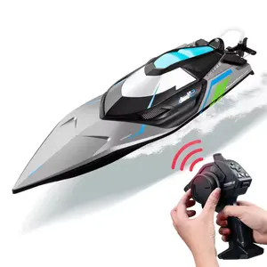 2.4Ghz 2CH 70km/h RC Boat Brushless High Speed Racing Automatic righting Boat for Adults RC Speedboat Ship