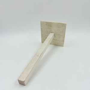 Wooden <b>Paper</b> Towel Holder 15x15x36cm Square White Solid Wood <b>Kitchen</b> Countertop Stand - Product Image 1