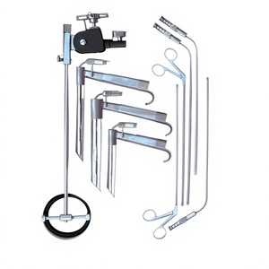 Juego de Instrumentos para Cirugía Microlaringea de Acero Inoxidable, Herramientas Quirúrgicas Microlaringeas ORL, Kit de Operación de Laringología Reutilizable - Product Image 2