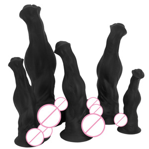 Plug anal en silicone noir souple et écologique 44*88CM pour hommes et femmes, stimulation adulte, étanche - Product Image 5