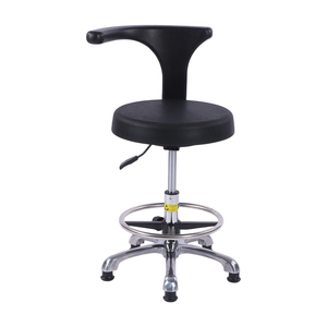 Tabouret de dentiste avec dossier, hauteur réglable ergonomique, pivotant et roulettes universelles pour dentistes, chirurgiens et assistants dentaires - Product Image 1