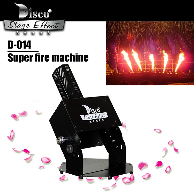 Cinq Têtes Projecteur de Flamme De Feu De Jet Machine 5 Têtes Machine À Feu