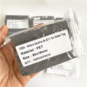 <span class=keywords><strong>2025</strong></span> thông minh Đọc Viết tùy chỉnh 80x18mm Pet linh hoạt mif Des cháy EV1 4k mf31cd41 4Kb 17pf trên kim loại HF RFID Tag - Product Image 2