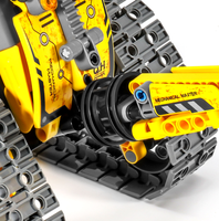 Robot Wall-E 3 en 1 con Control por Aplicación y Bloques de Construcción de Dinosaurios Mecánicos, Control Dual, Control Remoto 2.4G, Juguete Educativo STEM DIY