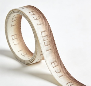 Winter Warm Durable 100% Polyester Jacquard Ribbon with Gradient Herringbone Letter Print Minimalist Elegant Design <strong>MJ</strong> Brand - Product Image 5