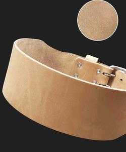 Alta qualidade búfalo couro powerlifting ginásio cinto treino cintos ginásio peso levantamento de peso do couro transporte da Espanha - Product Image 4