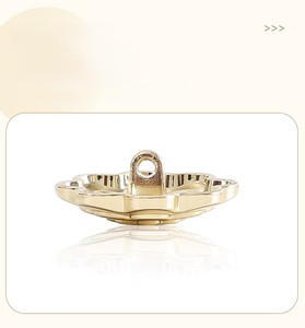 Thiết Kế Bạc Vàng May Áo Ngọc Trai Sang Trọng Mùa Đông Rhinestone Kim Loại Nút Cho Quần Áo - Product Image 3