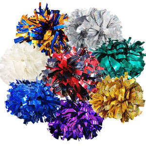 <span class=keywords><strong>Pon</strong></span> Cheerleading all'ingrosso con manico in diversi colori-pompon gialli per <span class=keywords><strong>cheerleader</strong></span> - Product Image 5