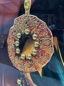 <span class=keywords><strong>Tableau</strong></span> mural en cristal <span class=keywords><strong>Femme</strong></span> africaine tropicale, <span class=keywords><strong>Peinture</strong></span> diamantée avec lunettes de soleil scintillantes et boucles d'oreilles dorées pour la décoration du salon - Product Image 4