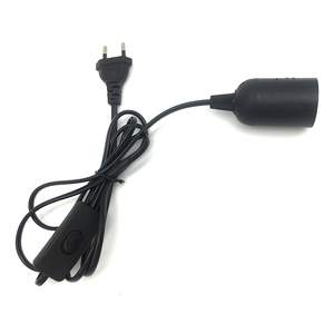Base de lampe <span class=keywords><strong>E27</strong></span> <span class=keywords><strong>E14</strong></span> EU pendentif LED, support d'ampoule, <span class=keywords><strong>adaptateur</strong></span> de cordon avec interrupteur marche/arrêt - Product Image 4