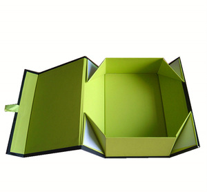 מותאם אישית קשיח באריזת מתנה עבור קופסאות מתנה עם ידית pu צבע מודפס - Product Image 3