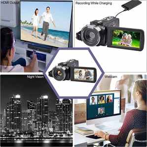 Fotocamera Digitale DSLR Ultra HD 8K 60FPS con Schermo TFT da 3.0\", Supporto <span class=keywords><strong>WIFI</strong></span> e Obiettivo <span class=keywords><strong>Esterno</strong></span> per Video e Fotografia Professionale - Product Image 4