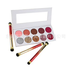 <span class=keywords><strong>Palette</strong></span> de fards à paupières 10 couleurs sans logo, paillettes diamantées, nacré, fini scintillant, fini mat, best-seller en <span class=keywords><strong>Europe</strong></span> et en Amérique - Product Image 2