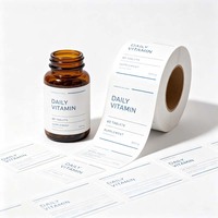Étiquettes autocollantes résistantes à l'huile et à l'eau, petites étiquettes de haute qualité en vinyle imprimé pour flacons de peptides 10ML 20ML 30ML
