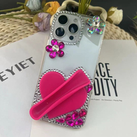 MOQ 500 étuis en silicone pour iPhone 17 Pro Max avec motif diamant, étuis de créateur pour iPhone 17 Pro, coques diamant pour iPhone 17, 16, 15
