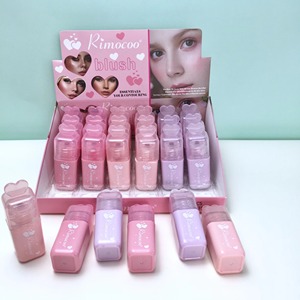 Set de Maquillaje Coreano de 24 Piezas, Barra de Rubor Líquido en <span class=keywords><strong>Crema</strong></span>, Rubor Facial de Alta Pigmentación, Resistente al Agua, Gel para Mejillas que Cambia de Color - Product Image 3