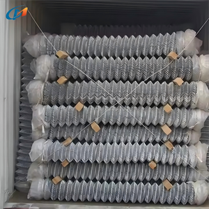 Chất lượng tốt nhất thương mại mạ kẽm lốc xoáy dây lưới kim cương Chuỗi liên kết lưới hàng rào cho an toàn để bán - Product Image 4