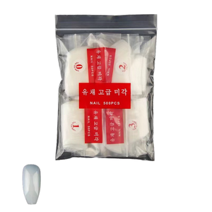 Puntas de <span class=keywords><strong>Uñas</strong></span> de Gel Suave ABS de 600 Piezas al por Mayor de Fábrica Foretrend, Buen <span class=keywords><strong>Precio</strong></span>, Estilo Gota de Agua, Cortas, Transparentes, Francesas, sin Rastro - Product Image 4