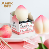 Nouvelle crème glacée liquide 3D Abink Happy Peach aux saveurs fruitées de chocolat au lait en sachet