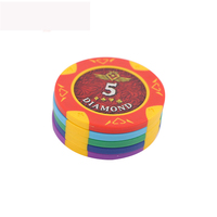 Jeu de jetons de poker en argile, 14 grammes, logo et autocollant, vente en gros, nouvelle collection 2020