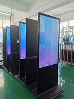 Afficheur numérique et écran tactile LCD de 43, 49, 55, 65 pouces, kiosque totem, écran tactile, lecteur publicitaire intelligent WIFI pour intérieur, support au sol