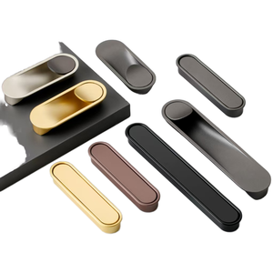 Basit gömülü çekmece küçük kol görünmez gömülü dolap dolap kolları - Product Image 1