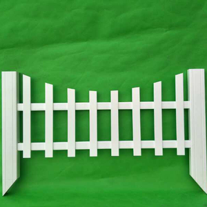 Cỏ thảm hoa thực vật biên giới trang trí cảnh quan con đường tấm nhựa trắng xà cạp vườn picket hàng rào - Product Image 1