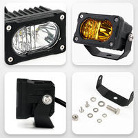 JDS Nouveau 40W 2 POUCES LED POD FOG Spot Flood Remplacement des phares pour voiture UTV ATV Véhicules tout-terrain Camions - Étanche IP67 12V 24V