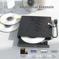USB Type 3-in-1 Multi-Function Optical Drive CD/DVD Player USB3.0 Interface for External Application SD Card Flash Disk Reader
