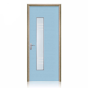 Bonne Qualité Ignifuge Bleu Clair HPL En Bois Écologique Médical D'hôpital De Porte commercial extérieur portes coupe-<span class=keywords><strong>feu</strong></span> en acier - Product Image 1