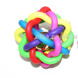 <strong>Dog</strong> Product Ekia Durable <strong>Vinyl</strong> <strong>Ball</strong> Pet <strong>Toys</strong> With Jingle Bell for <strong>Dog</strong> - Product Image 1