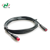 Connecteurs d'alimentation miniatures HuaYin HY-M8-02 M8, 2 broches, étanches, pour appareils intelligents, contrôleur, scooter électrique