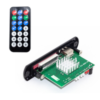 Placa amplificadora de potencia pequeña con reproductor MP3 estéreo de 2x60W, tarjeta TF de lectura, placa decodificadora de MP3 compatible con formatos de Audio FLAC y WAV