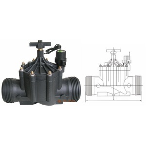 Válvula de riego por goteo Zanchen 3 en 1 con cuerpo de plástico y revestimiento de goma, autolimpiable, para mejora de tierras salinas y alcalinas - Product Image 4