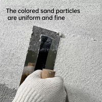 Peinture Mara aux pierres colorées pour mur d'accentuation de salon, effet marbre de luxe, décorative, imperméable, fourniture directe d'usine OEM