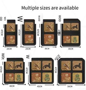 Un nouveau style de <span class=keywords><strong>table</strong></span> de chevet moderne intelligente noire de luxe et haut de gamme pour une chambre à coucher d'appartement en bois massif en 2025 - Product Image 6