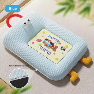 Cama refrescante de verano para gatos, lavable, transpirable, cómoda, de seda helada, suave, ligera, con diseño de dibujos animados para gatos - Product Image 3