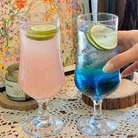 Nouveau Verre à Cocktail Hurricane Anti-fuite Design Moderne Verre à Boissons Multifonctionnel Haut de Gamme pour Jus et Bière
