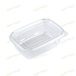 Nhựa tráng miệng hộp nắp tái chế vật liệu cho bánh mì hamburger salad bánh mì dập nổi dập - Product Image 2