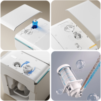 WC intelligent avec bidet intégré, allongé, télécommande, eau chaude, chasse automatique, capteur de pied, siège chauffant, céramique, double chasse, vente en gros