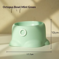 Nouveau Bol d'alimentation pour chat anti-renversement avec protection de cou, couleur macaron, design éléphant, vente en gros transfrontalière