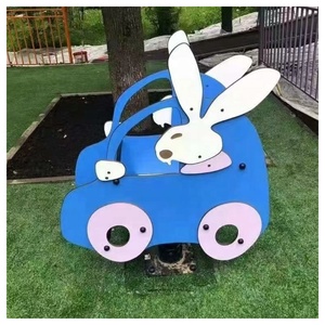Scuola bambini all'aperto cavallo a dondolo all'aperto attrezzature da gioco all'aperto a dondolo cartone animato animale <span class=keywords><strong>in</strong></span> <span class=keywords><strong>legno</strong></span> cavallo <span class=keywords><strong>altalena</strong></span> - Product Image 2