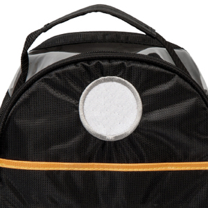 Bolsa de mano de PU con asa y correa para bolas, bolsa deportiva de lujo con tapa transparente - Product Image 4